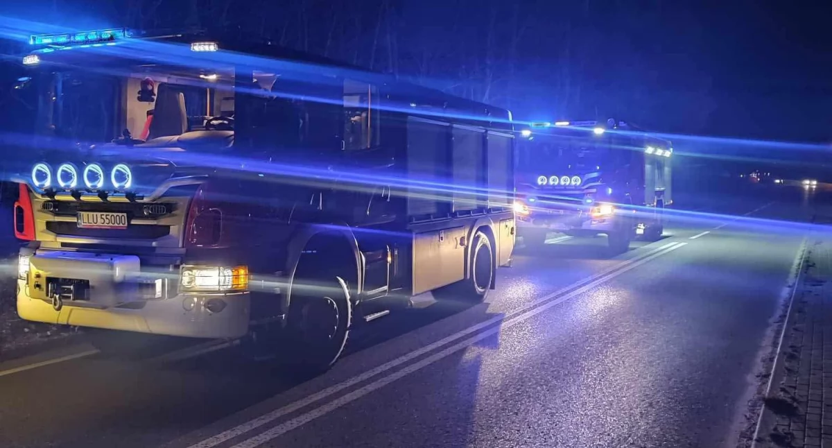 Służby w gotowości nawet w Święta. Nocna interwencja strażaków