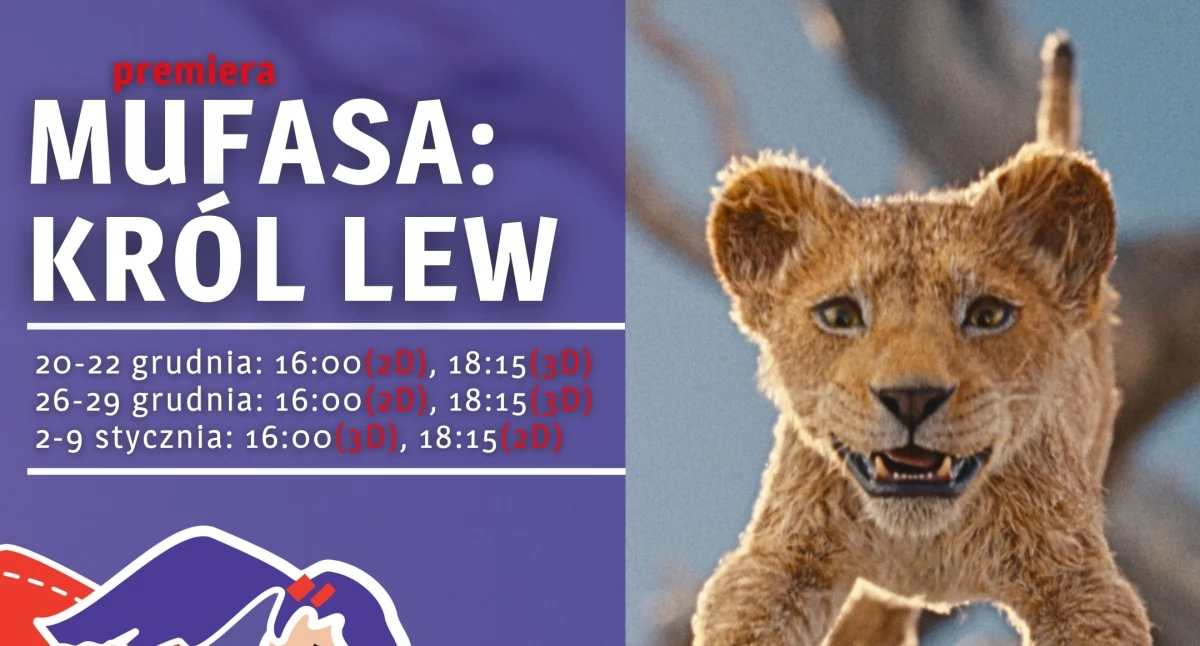 Filmy w Kinie Łuków od 3 do 9 stycznia 2025r ZAPRASZAMY 