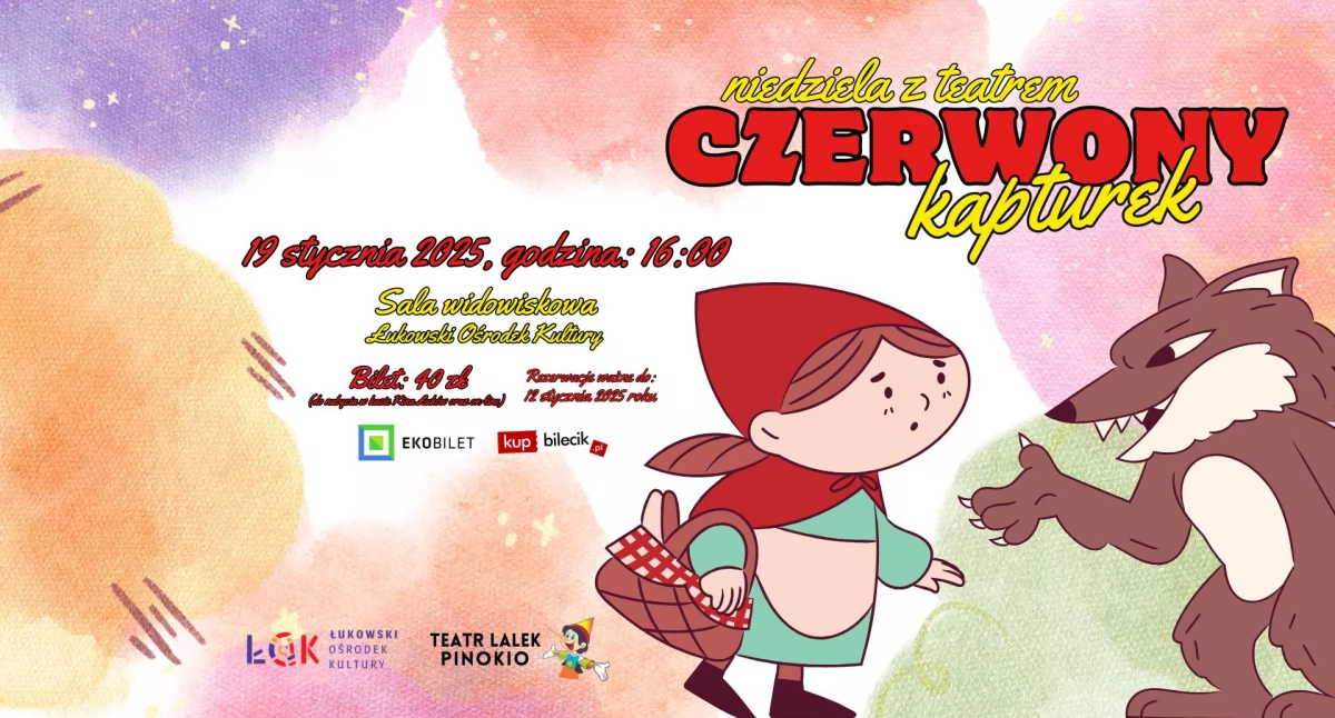 Niecodzienne atrakcje w Łukowie! Teatr Lalek Pinokio zaprasza na spektakl z okazji Dnia Babci i Dziadka