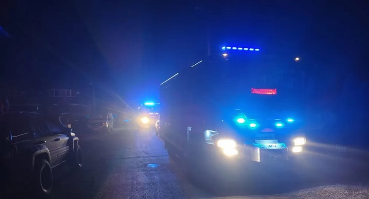 Nocna akcja ratunkowa w Hucie Dąbrowa – trudności z oddychaniem!