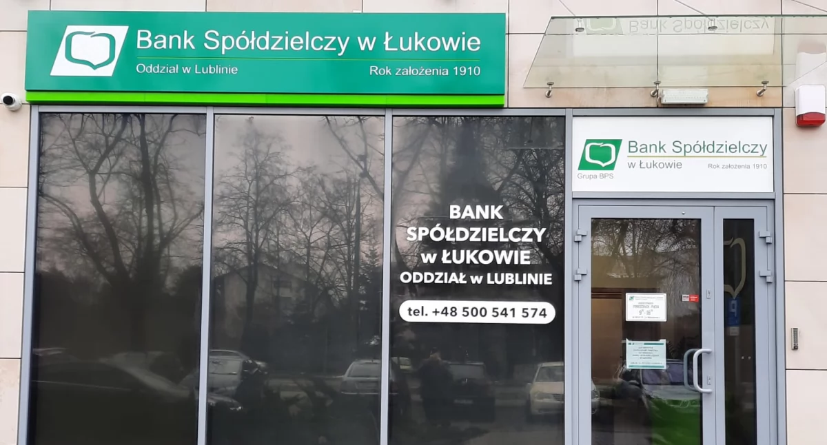 Bank Spółdzielczy w Łukowie otwiera oddział w Lublinie