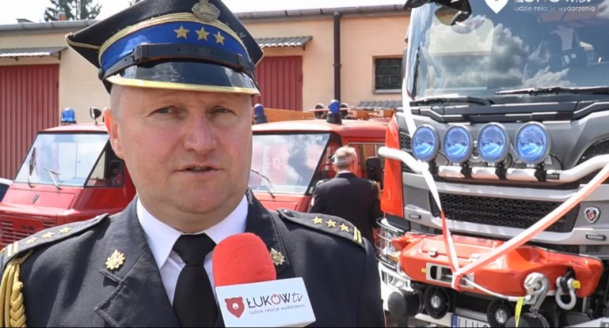 Komendant Straży Pożarnej w Łukowie odchodzi na emeryturę!