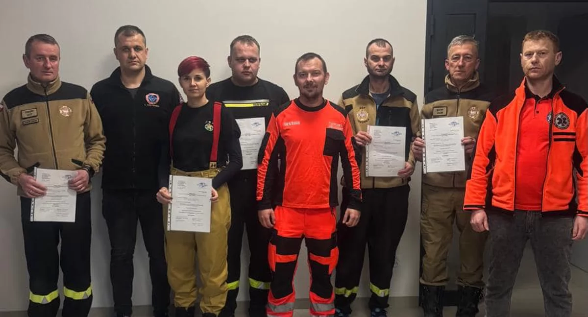 Strażacy ze Zgórznicy z nowymi kwalifikacjami! Ratownicy KPP na straży życia!
