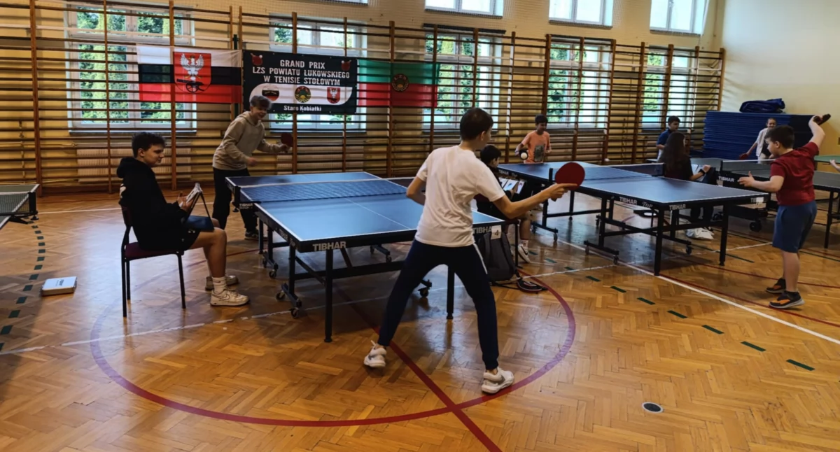 Wielkie emocje w Starych Kobiałkach! Grand Prix w tenisie stołowym zgromadziło 73 zawodników!