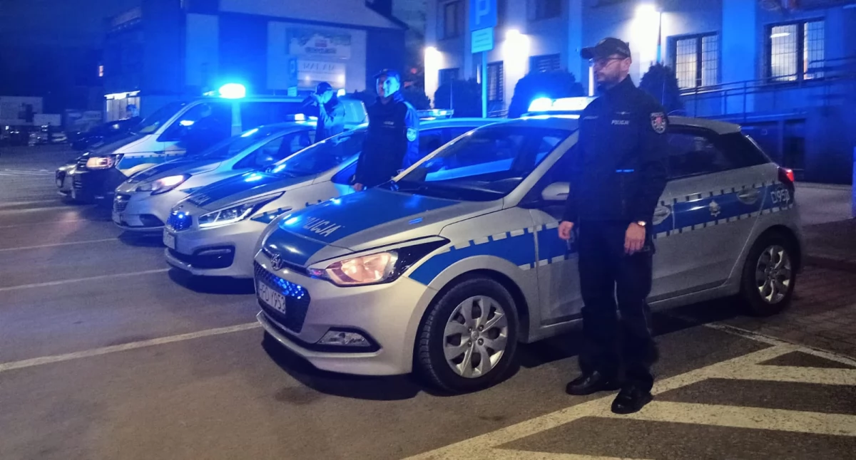 Policja z Łukowa włączyła syreny w hołdzie zamordowanemu ratownikowi z Siedlec [WIDEO]