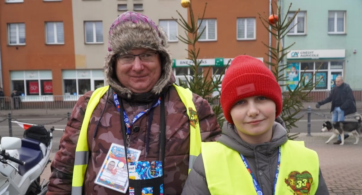 Piotrek Wróbel bije rekord WOŚP w Łukowie! Ponad 5 tysięcy w puszkach