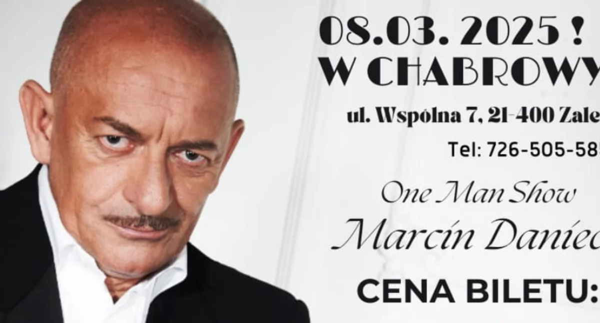 Wyjątkowy Dzień Kobiet w Centrum Chabrowy. Marcin Daniec, kolacja i magiczna muzyka