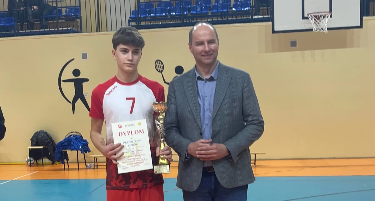 Łukowski talent siatkarski! Wojciech Mądry powołany do Wojewódzkiej Kadry Nadziei Olimpijskich