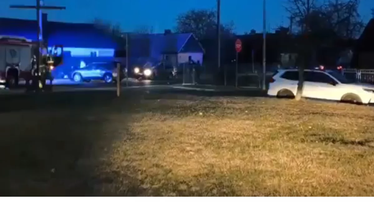 Dramat na ul. Kleeberga w Wojcieszkowie. Ranna 49- latka w szpitalu (WIDEO)