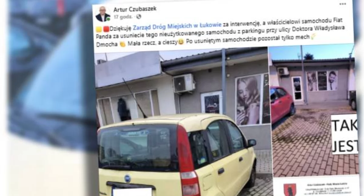 Fiat Panda zniknął, mech pozostał! Interwencja Artura Czubaszka przynosi efekty
