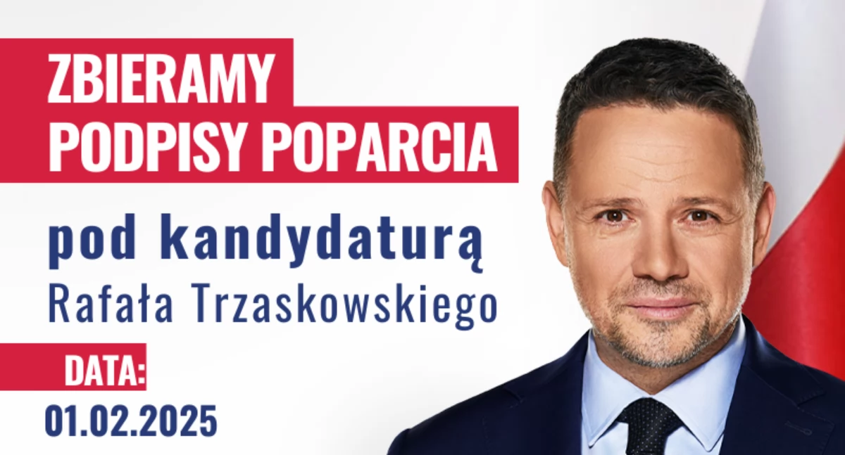  Łuków: Startuje zbiórka podpisów dla Rafała Trzaskowskiego!