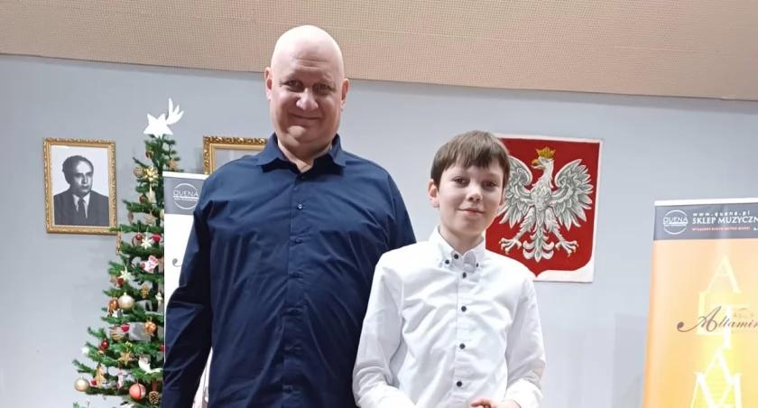 Antoni Molęda i Olaf Szuksztul z nagrodami! Sukces uczniów PSM w Łukowie
