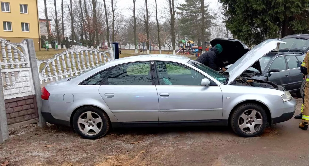 Groźny wypadek! Zderzenie dwóch Audi – jedna osoba poszkodowana