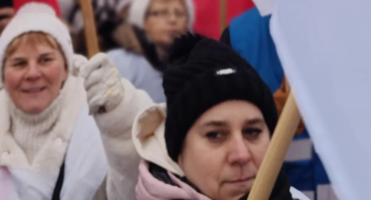 Głośny protest w Gdańsku! Związkowcy z Łukowa stanowczo przeciwko 
