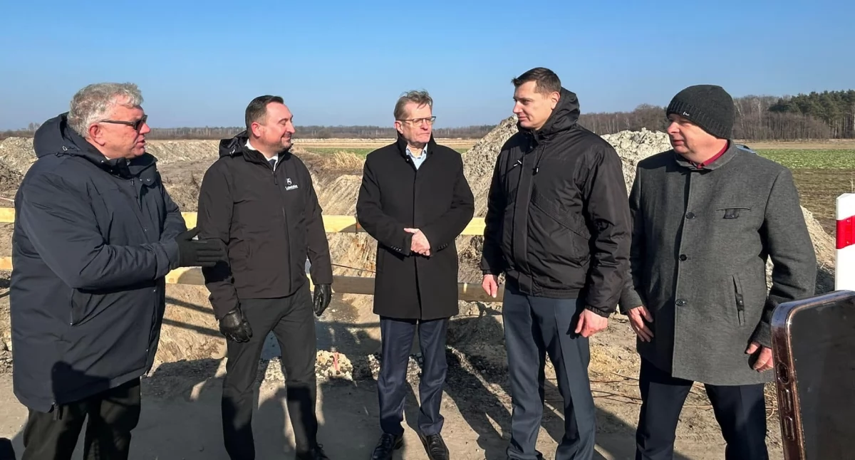 Ważna wizyta w gminie Trzebieszów! Samorządowcy ocenili postępy w melioracji za prawie 19 mln zł