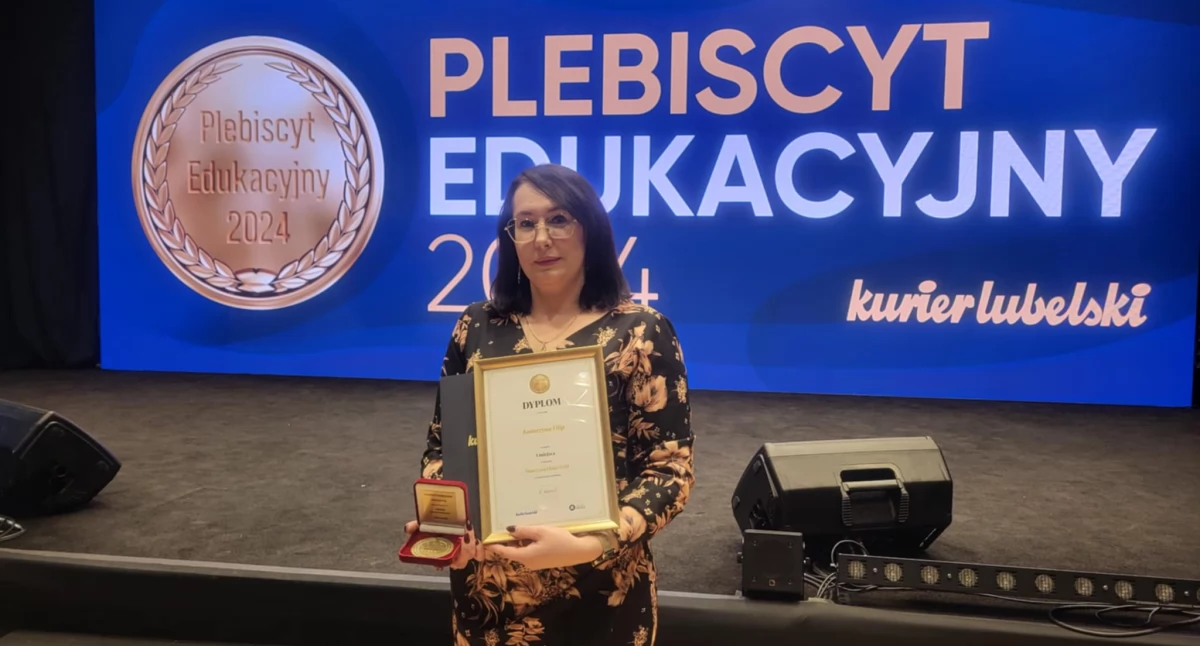 Katarzyna Filip najlepszą nauczycielką w województwie! Wielki sukces w Plebiscycie Edukacyjnym 2024