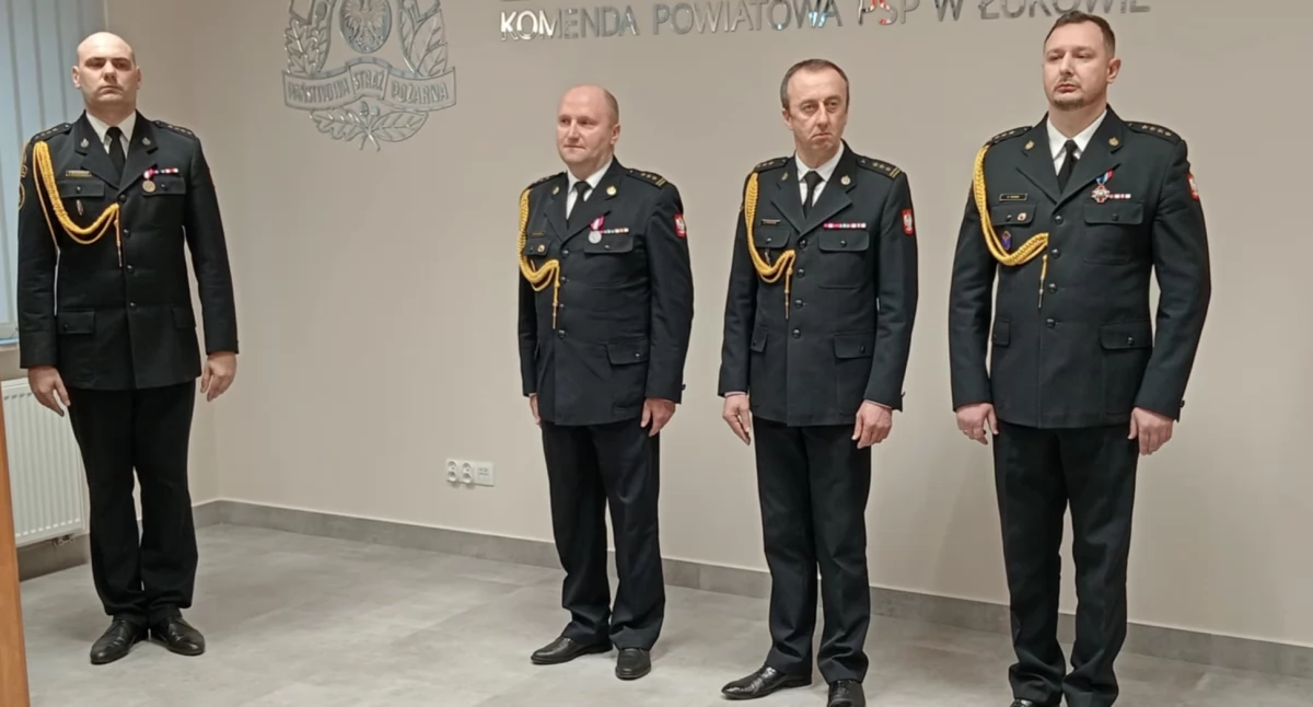 Pożegnanie Komendanta PSP w Łukowie! St. bryg. Paweł Wysokiński kończy służbę po 30 latach