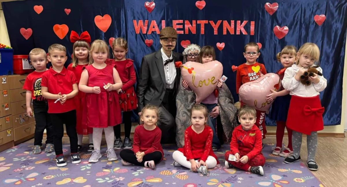 Wojcieszków pełen miłości! Przedszkolaki spędziły Walentynki na zabawie i kreatywnych zajęciach