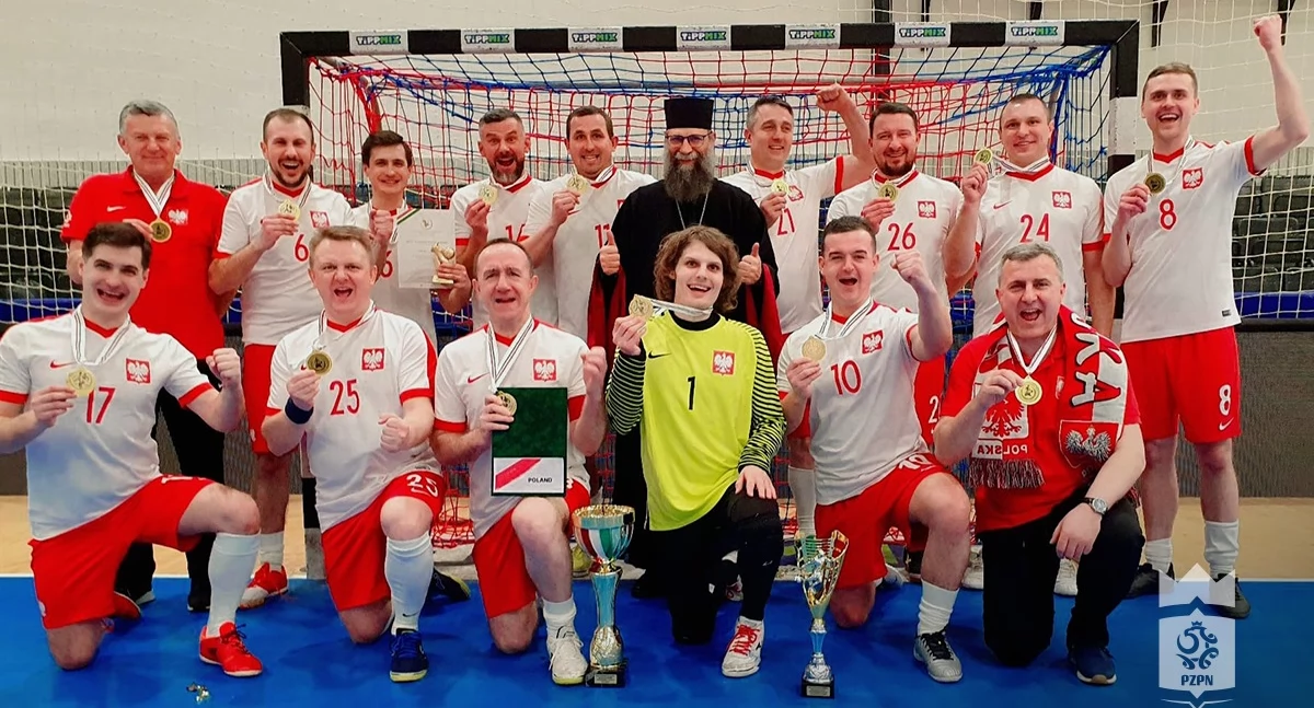 Ks. Rafał Przeździak z Łukowa mistrzem Europy! Polacy zdeklasowali rywali w futsalu