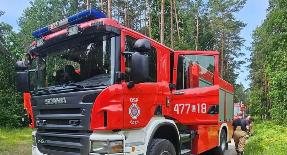 Groźny pożar w Kownatkach! Strażacy w akcji!