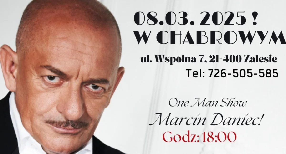 Dzień Kobiet 2025 w Chabrowym! Marcin Daniec gwiazdą wieczoru
