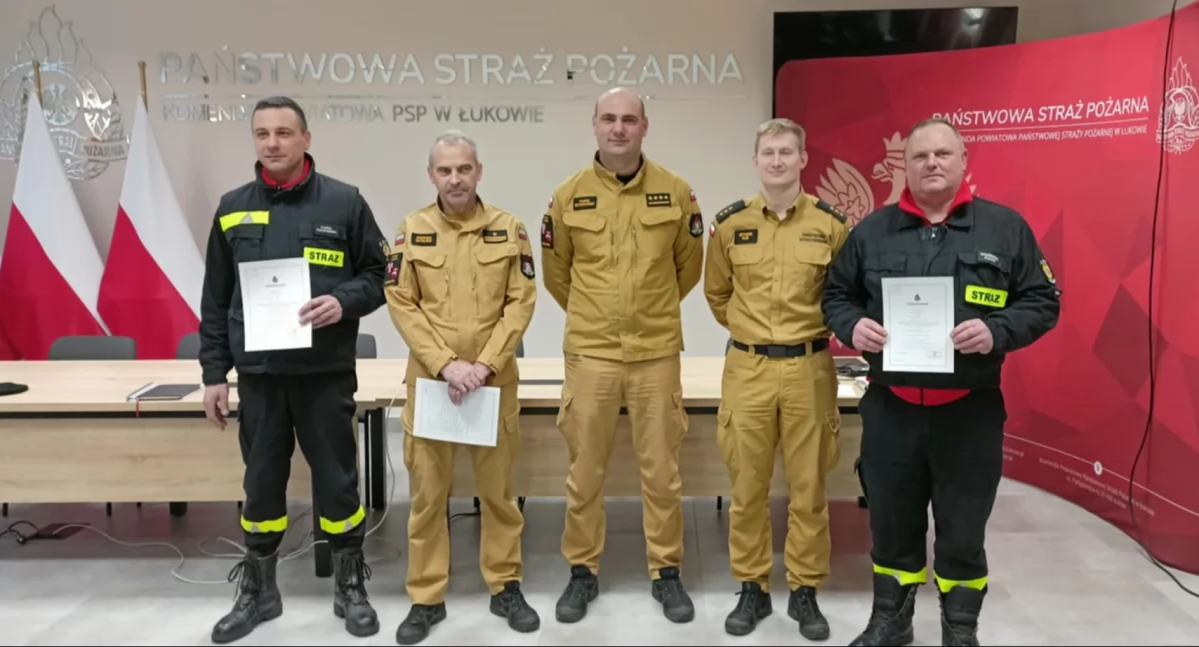 Strażacy z OSP Drożdżak podnoszą kwalifikacje – ukończyli szkolenie dowódcze