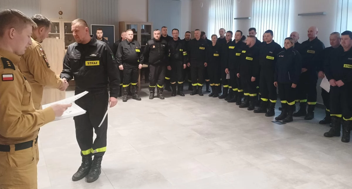 Nowi dowódcy OSP w powiecie łukowskim! Zakończono szkolenie strażaków