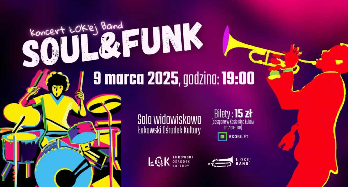 Zapraszamy na najbardziej zakręcony koncert tej zimy! Odkryj na nowo, doskonale znany ŁOKej Band!
