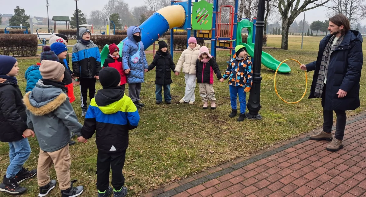 Młodzi odkrywcy podbili Ośrodek Sportu i Rekreacji w Łukowie! Niezwykła gra terenowa w akcji