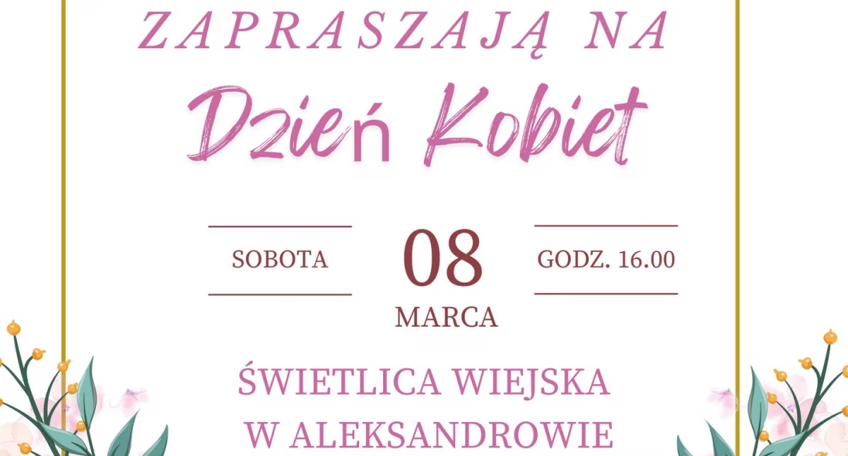 Dzień Kobiet w Aleksandrowie. Słodkie świętowanie w wyjątkowym gronie!