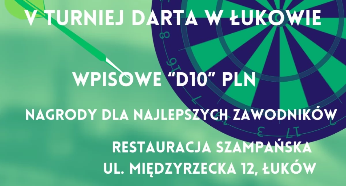 Turniej Darta w Łukowie! Zmierz się z najlepszymi i wygraj nagrody! 