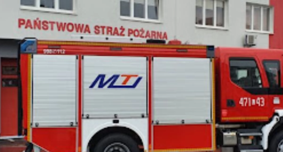 Pożar tui na jednej z posesji pod Łukowem! Strażacy w akcji