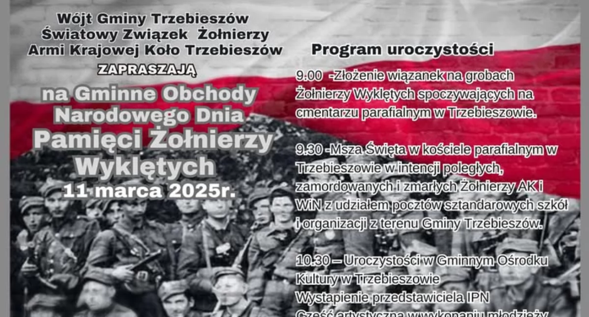 Trzebieszów odda hołd Żołnierzom Wyklętym! Uroczystości już 11 marca