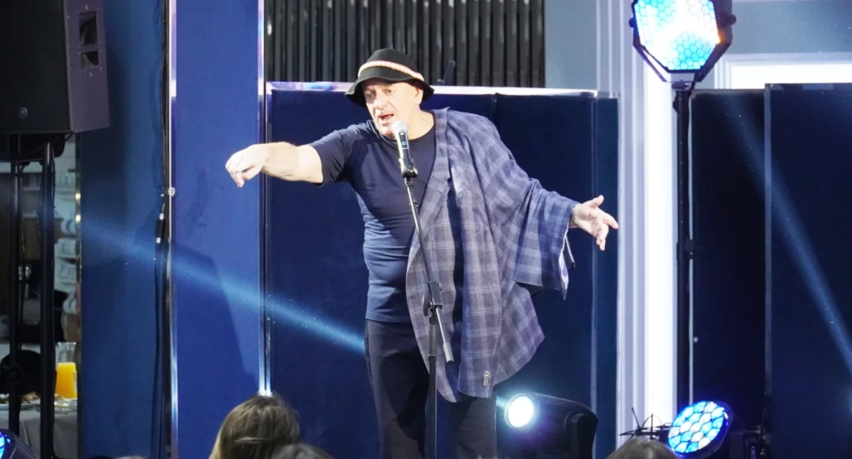 Marcin Daniec w Chabrowym!  Jakie lokalne żarty usłyszeliśmy? (WIDEO)