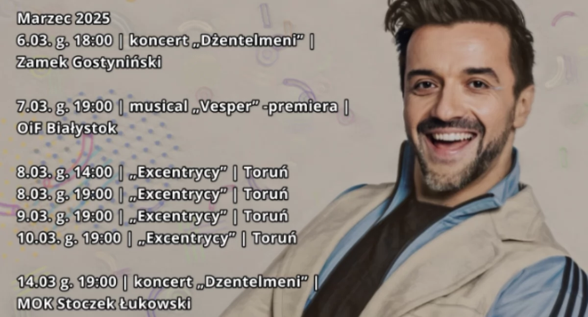 Rafał Szatan i Dżentelmeni oczarują Stoczek Łukowski! Zapraszamy na wyjątkowy koncert z okazji Dnia Kobiet