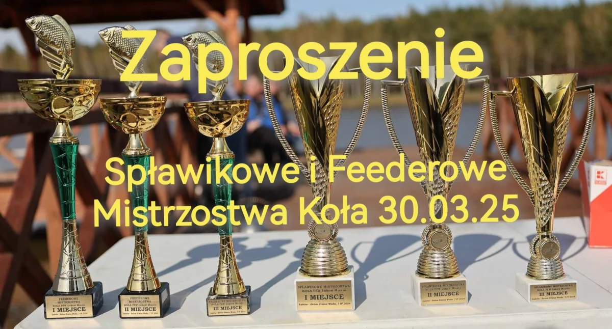 Wędkarskie emocje w Łukowie! Mistrzostwa PZW Łuków Miasto na Zalewie Zimna Woda