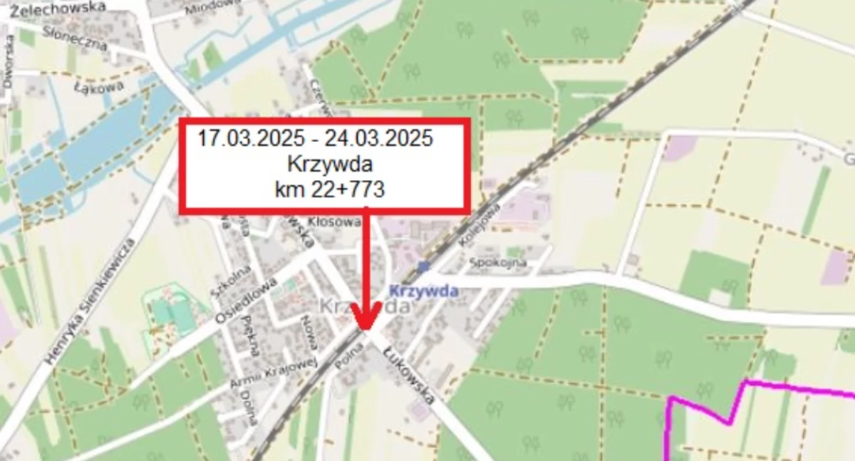 Przejazd w Krzywdzie zamknięty na tydzień! Zobacz, kiedy i dlaczego