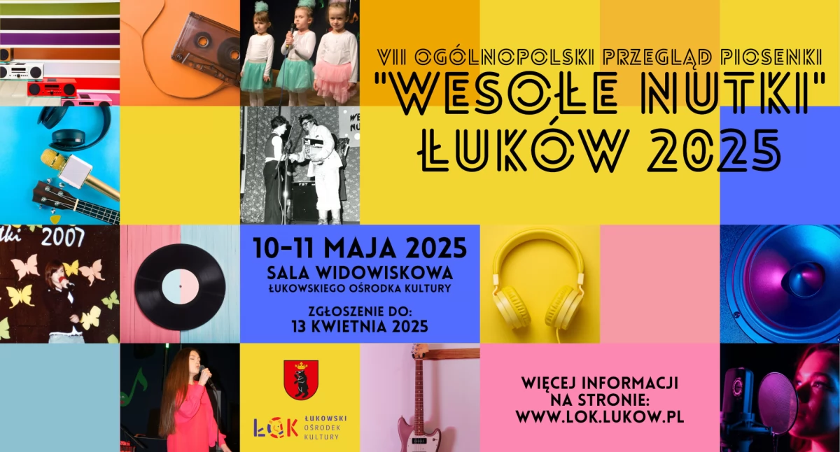 „Wesołe Nutki” w Łukowie – rusza VII Ogólnopolski Przegląd Piosenki! Kto sięgnie po nagrody?