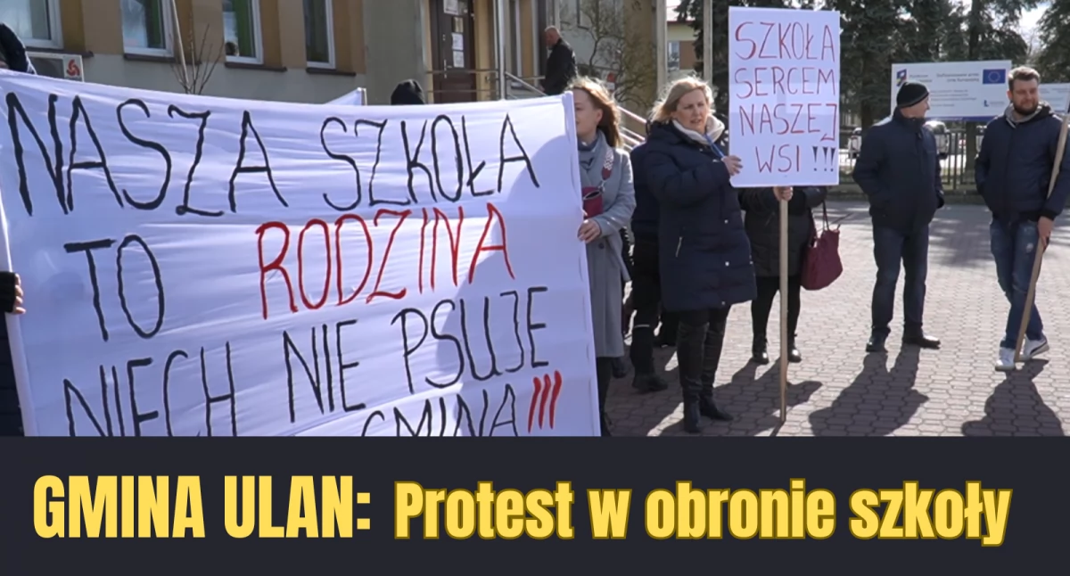 Protest w obronie Szkoły Podstawowej w Zakrzewie: Rodzice i mieszkańcy walczą o przyszłość edukacji swoich dzieci