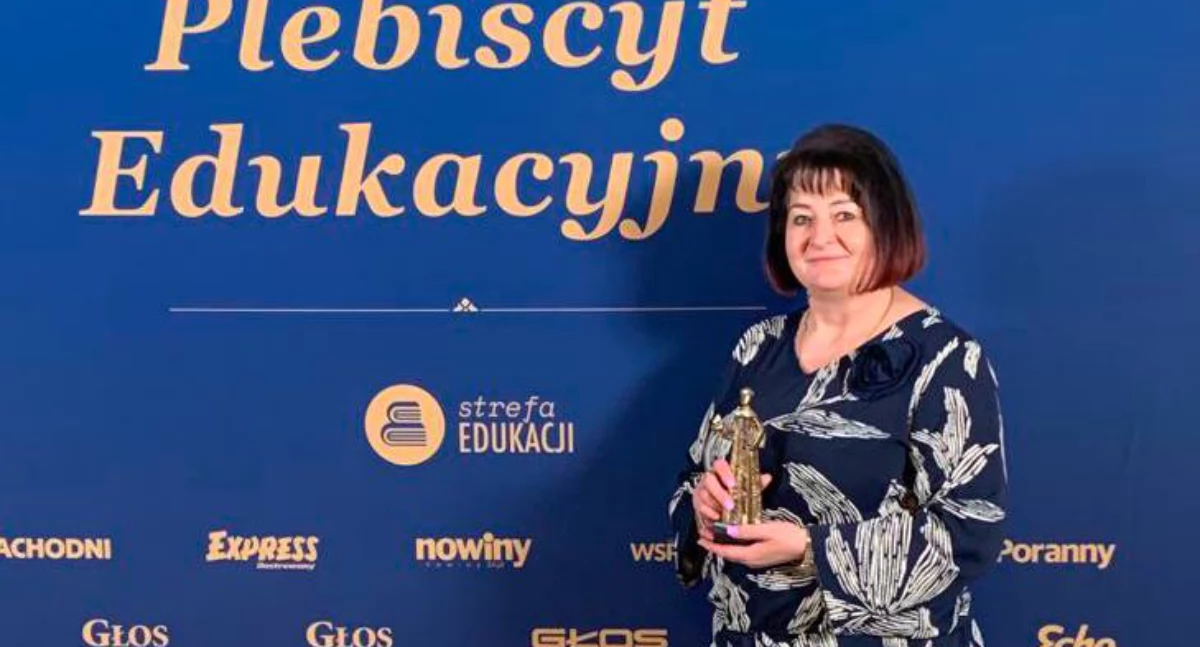 Złota Statuetka dla Renaty Szydlarskiej! Nauczycielka z Wojcieszkowa NAUCZYCIELEM ROKU 2025!