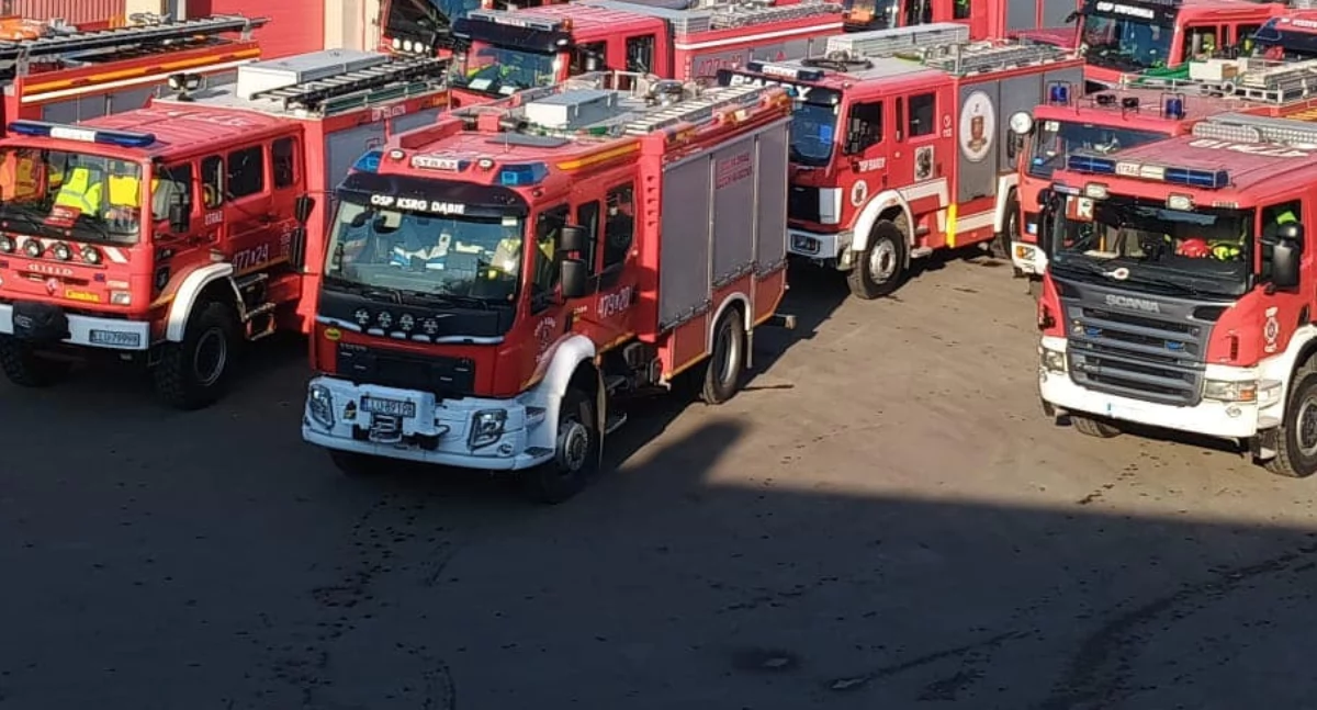 Koszmar pod Łukowem! Karambol na krajówce – strażacy bohaterami akcji ratunkowej!