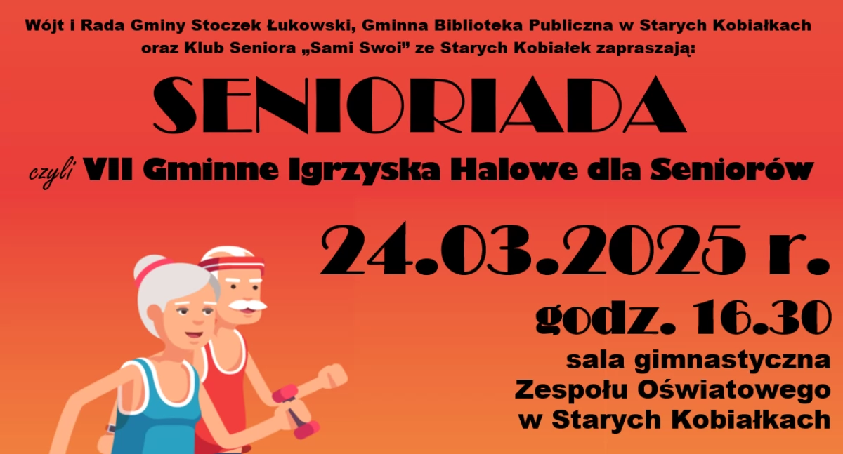 Senioriada 2025: Zapraszamy na wielkie sportowe święto seniorów w Starych Kobiałkach!
