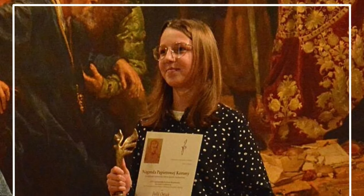 Spektakularny sukces! Julia Osiak z Łukowa zdobyła Nagrodę Papierowej Korony!