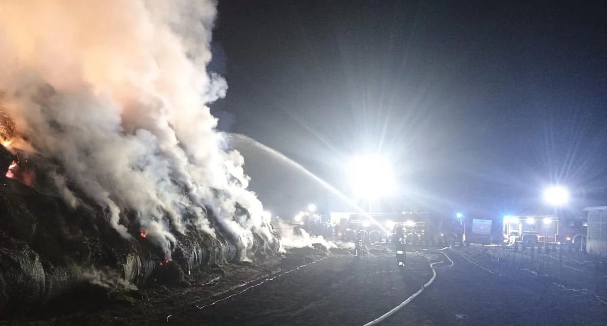 Pożary, wypadki i dramatyczna noc w gminie Stanin! Strażacy z powiatu łukowskiego mieli ręce pełne roboty