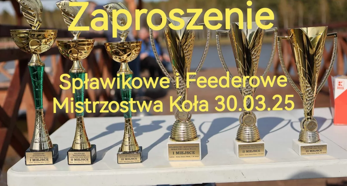 Spławikowe i Feederowe Mistrzostwa Koła PZW Łuków Miasto