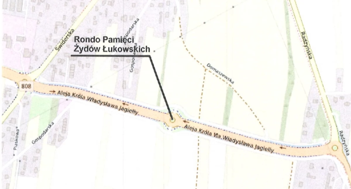 Łuków upamiętnia żydowską społeczność! Nowe rondo z historyczną nazwą uchwalone przez radnych