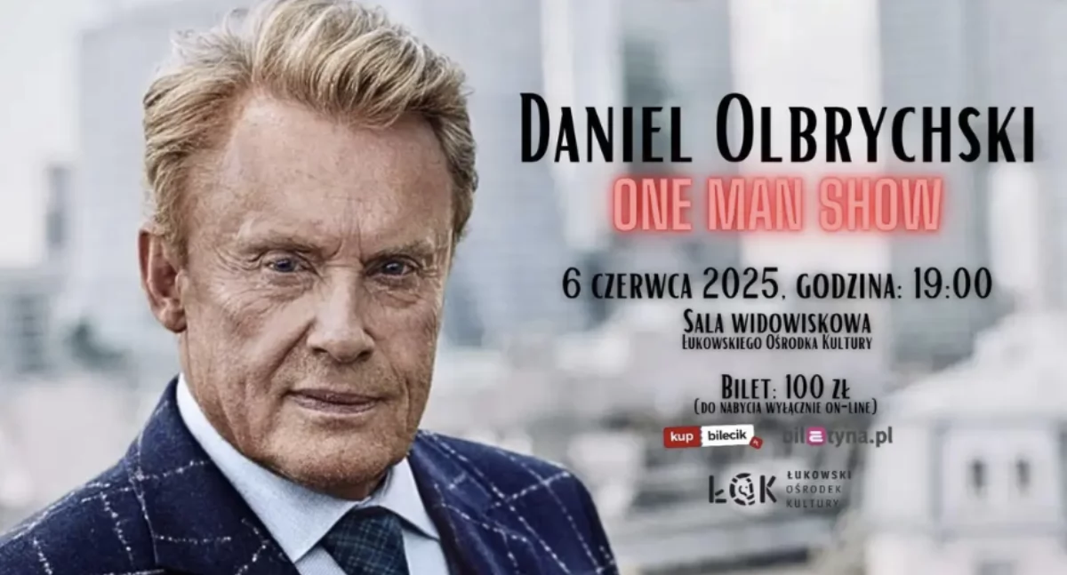 Daniel Olbrychski w Łukowie! Legendarny aktor tylko raz wystąpi w ŁOK – to trzeba zobaczyć na żywo
