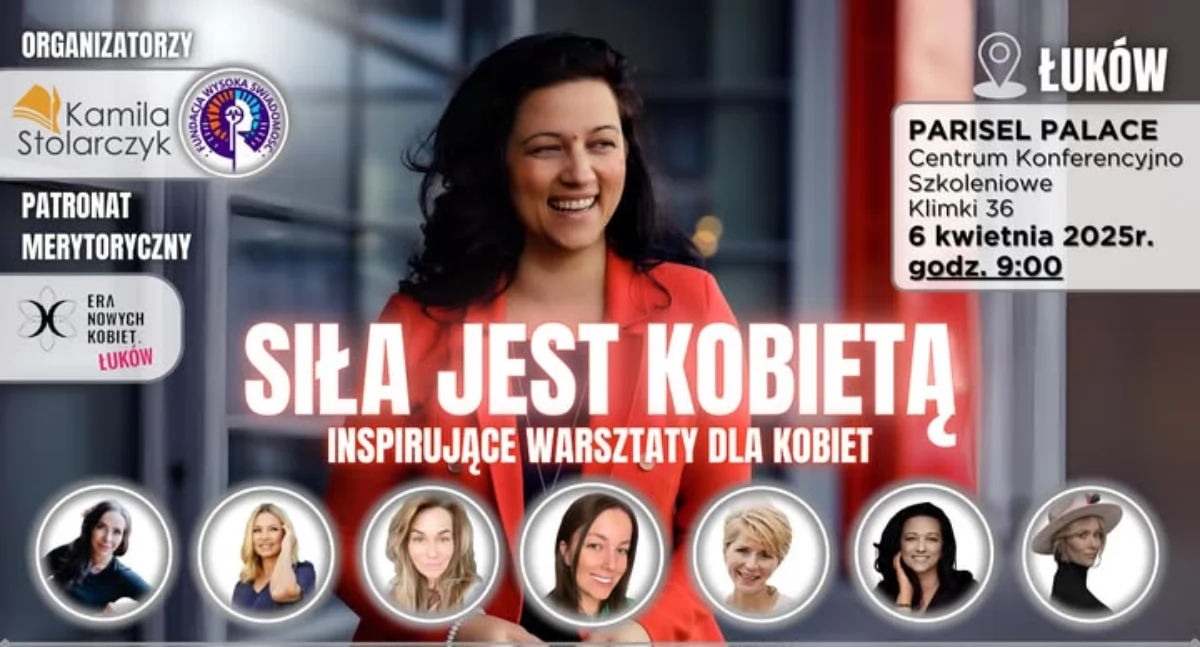 Warsztaty rozwojowe dla kobiet w Parisel Palace – wydarzenie już 6 kwietnia w Łukowie