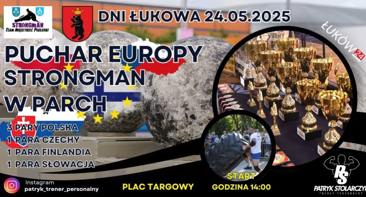 Puchar Europy Strongman w Łukowie! Takiego wydarzenia jeszcze tu nie było!