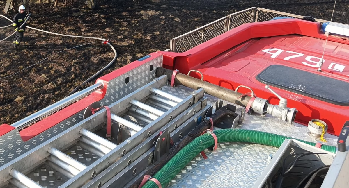  Seria pożarów w powiecie łukowskim! Strażacy z OSP ruszyli do akcji niemal bez przerwy